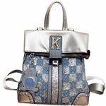 Women Backpack Fashion Denim Backpack Vintage Backpacks Anti-theft Travel Bag Casual Multifunctional Female Shoulder Bag Mochila - Sabreeonline