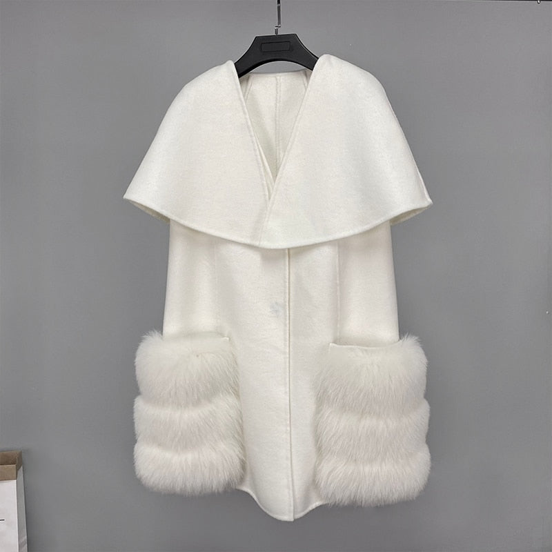 Winter Luxury Real Lamb Wool Cashmere Fur - Sabreeonline