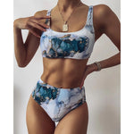Bikinis Sexy Marble Swimsuit