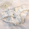 Floral Comfort Briefs Mid Waist Seamless Underpants - Sabreeonline