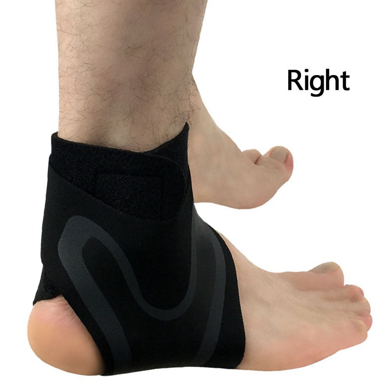 Sport Ankle Support Brace Elastic High Protect Guard Band Safety Running Basketball Fitness Foot Heel Wrap Bandage# - Sabreeonline