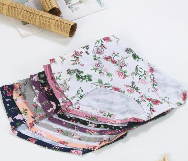 Mid Waist Panties High Elasticity Underwear - Sabreeonline