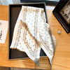 Luxury Brand Small Silk Scarf Women Headband Narrow Skinny Scarves Neck Belt Hair Bands Ribbons Scrunchies Female Accessories - Sabreeonline