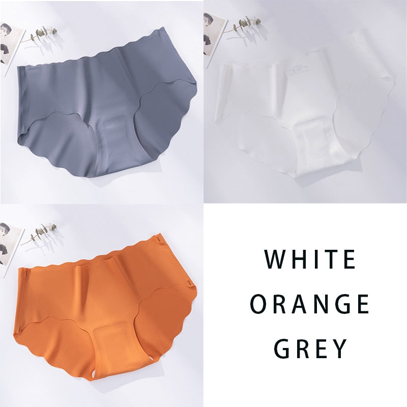 Seamless Underwear Silk Color Panties - Sabreeonline