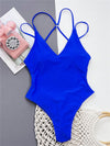 Backless Sexy Swimsuit Pad Beach One Piece Swimwear