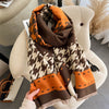 Luxury Brand Winter Cashmere Scarf for Women Fashion Warm Shawls and Wraps Pashmina Neckerchief Poncho Tassel Bufandas Echarpe - Sabreeonline