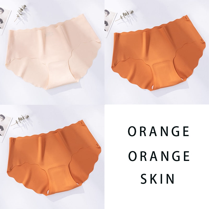Seamless Underwear Silk Color Panties - Sabreeonline