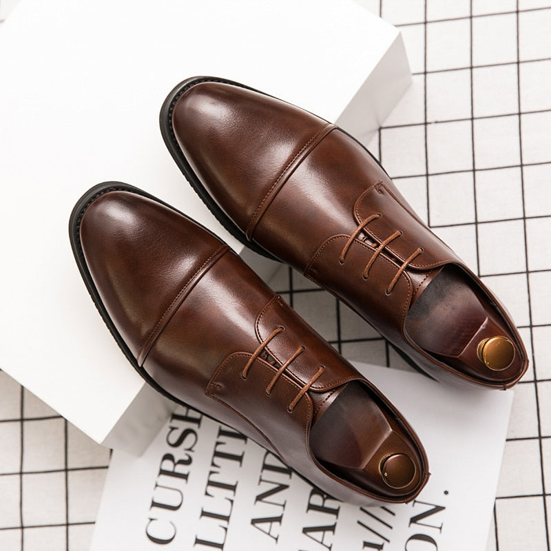 New Classic Leather Dress Shoes - Sabreeonline