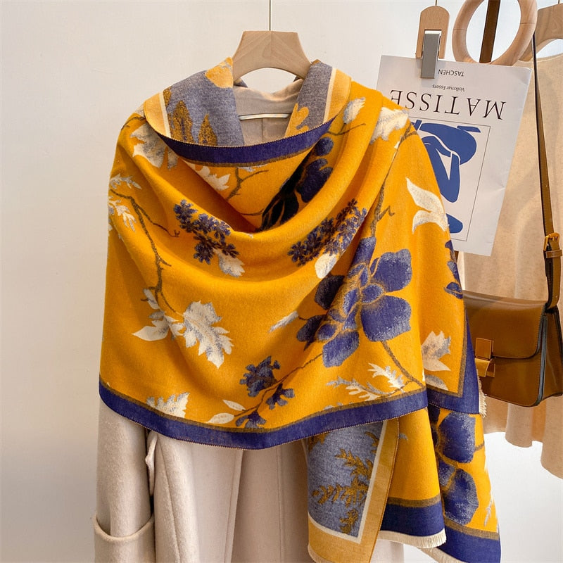 Luxury Winter Cashmere Fashion Warm Shawls - Sabreeonline