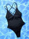 Backless Sexy Swimsuit Pad Beach One Piece Swimwear