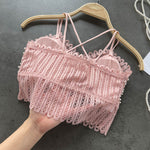spaghetti strap off shoulder sleeveless - Sabreeonline