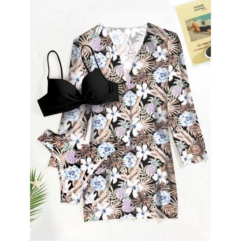 Floral Print Bikinis Set - Sabreeonline