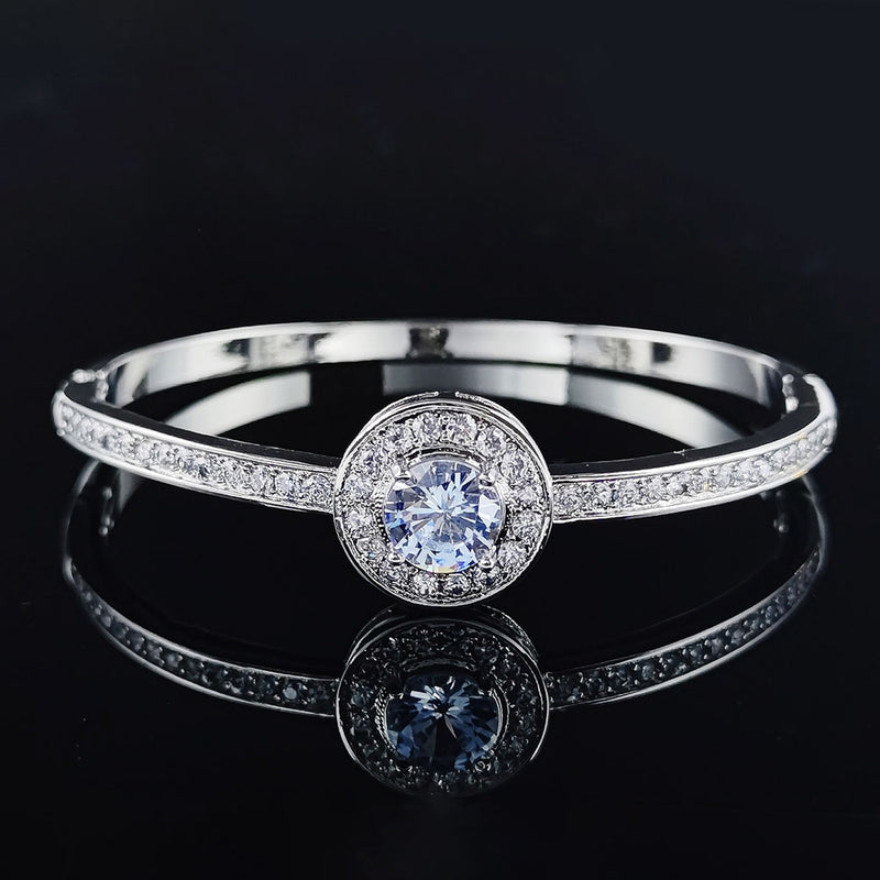 Luxury Gold Silver Color Adjustable Bracelet - Sabreeonline
