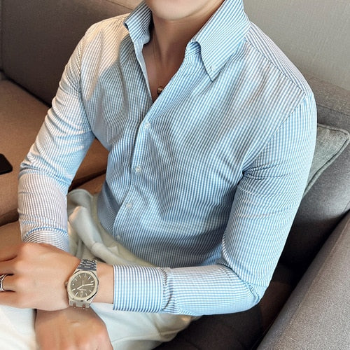 Long Sleeve Business Shirts - Sabreeonline