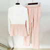 Splicing Color One Button Trousers Pants Formal Suits - Sabreeonline