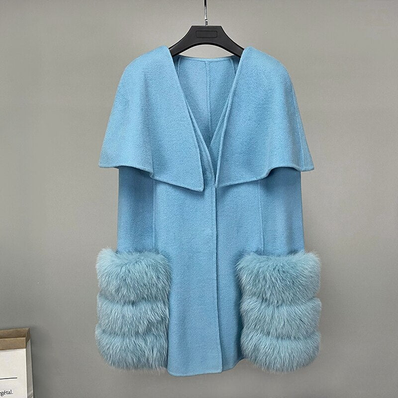 Winter Luxury Real Lamb Wool Cashmere Fur - Sabreeonline
