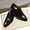 Luxury Lace Up Formal Oxfords Men's Shoes - Sabreeonline