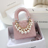 Pearl Handbag Small Fairy Bag 2022 Summer New Style, Fashionable Diana Bag One Shoulder Diagonal Versatile and Fashionable - Sabreeonline