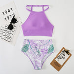 High Waist Bikinis 2023 Mujer Swimwear Women Swimsuit Crop Top Bikini Set Swimming For Bathing Suit Woman Maillot De Bain Femme