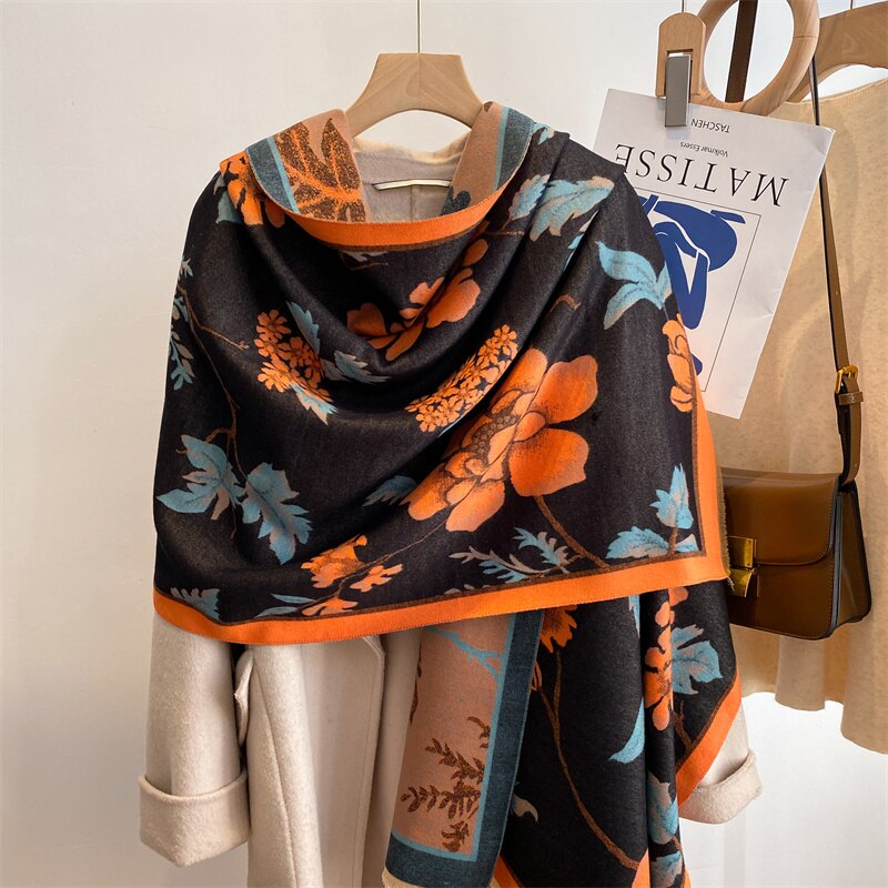 Cashmere Neckerchief Shawl Scarf for Women - Sabreeonline