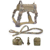 Tactical Dog Harnesses Pet Training Vest Dog Harness And Leash Set For Small Medium Big Dogs Walking Hunting Free Shipping Items - Sabreeonline