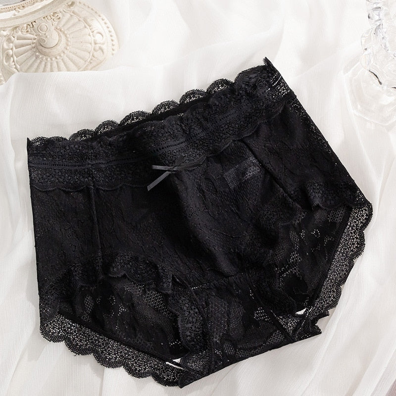 Sexy Lace Traceless Thin Shorts Mid Waist - Sabreeonline