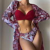 Floral Print Bikinis Set - Sabreeonline