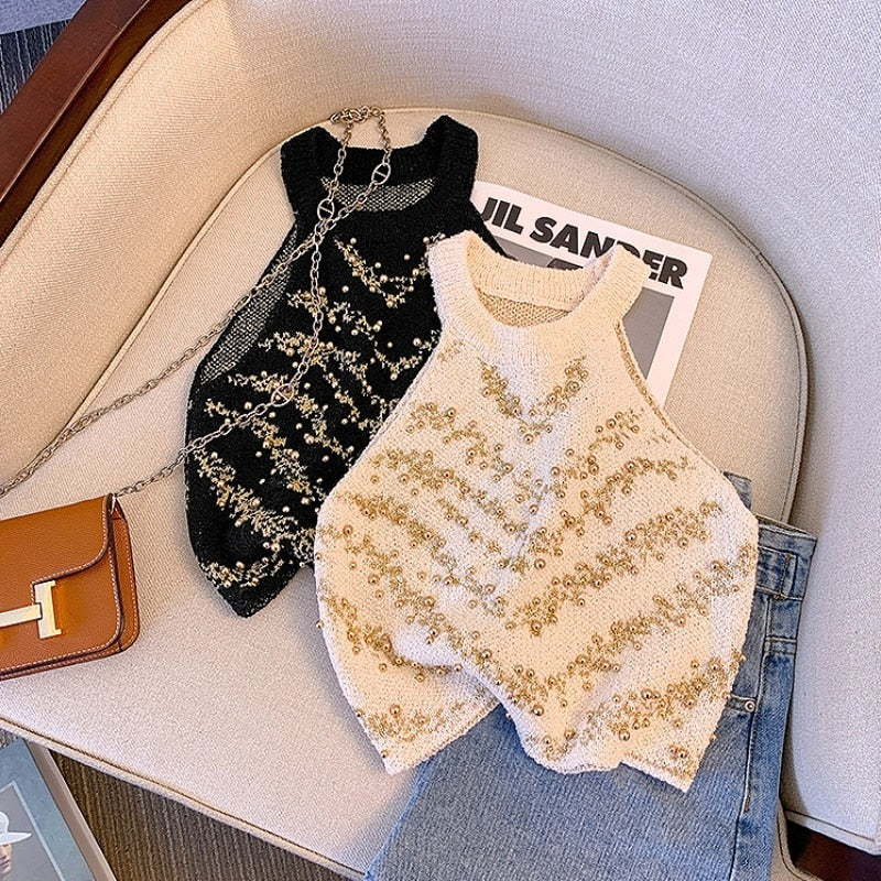 Beading High Street Short Tops