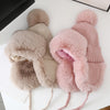 Outdoor Winter Thick Warm Earflap Hat Wool Knitted Snow Ski Cap Fleece Bomber Trapper Hat Women Ushanka Faux Fox Fur Pompom - Sabreeonline