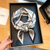 Luxury Brand Small Silk Scarf Women Headband Narrow Skinny Scarves Neck Belt Hair Bands Ribbons Scrunchies Female Accessories - Sabreeonline