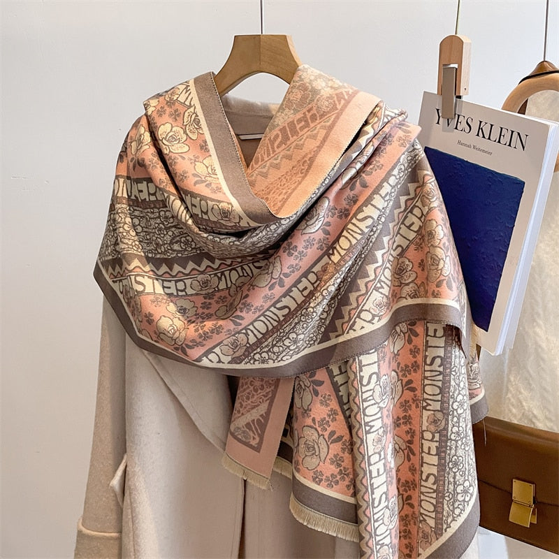 Luxury Winter Cashmere Fashion Warm Shawls - Sabreeonline