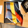 Elegant Print Satin Silk Skinny Scarf - Sabreeonline