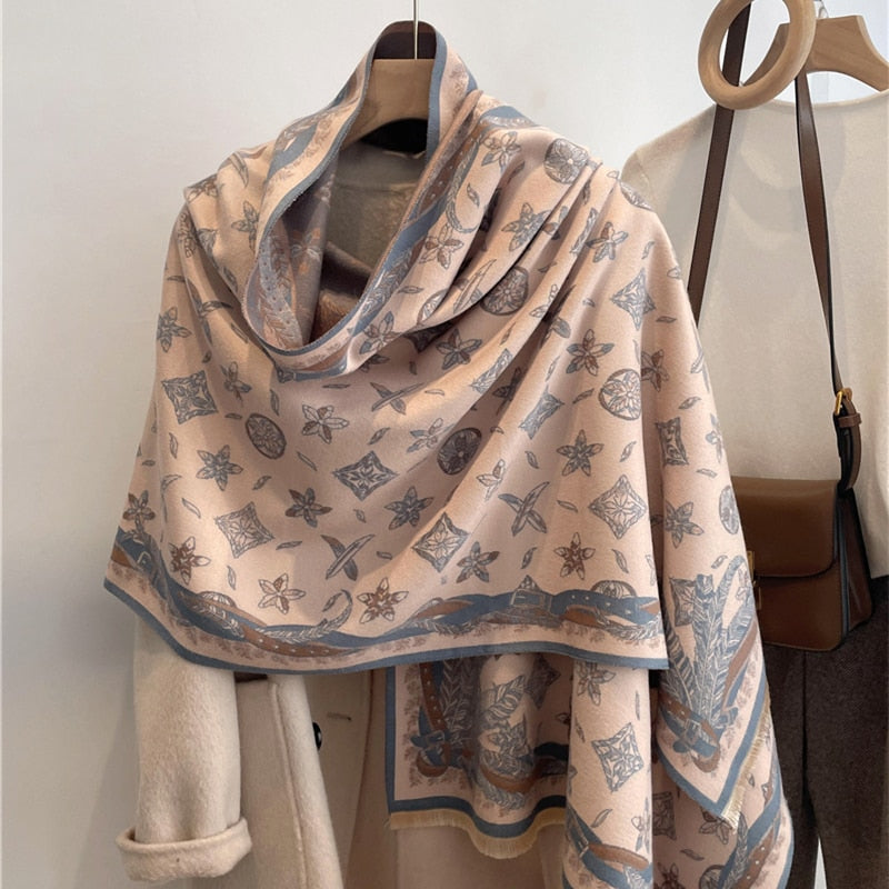 Luxury Winter Cashmere Fashion Warm Shawls - Sabreeonline
