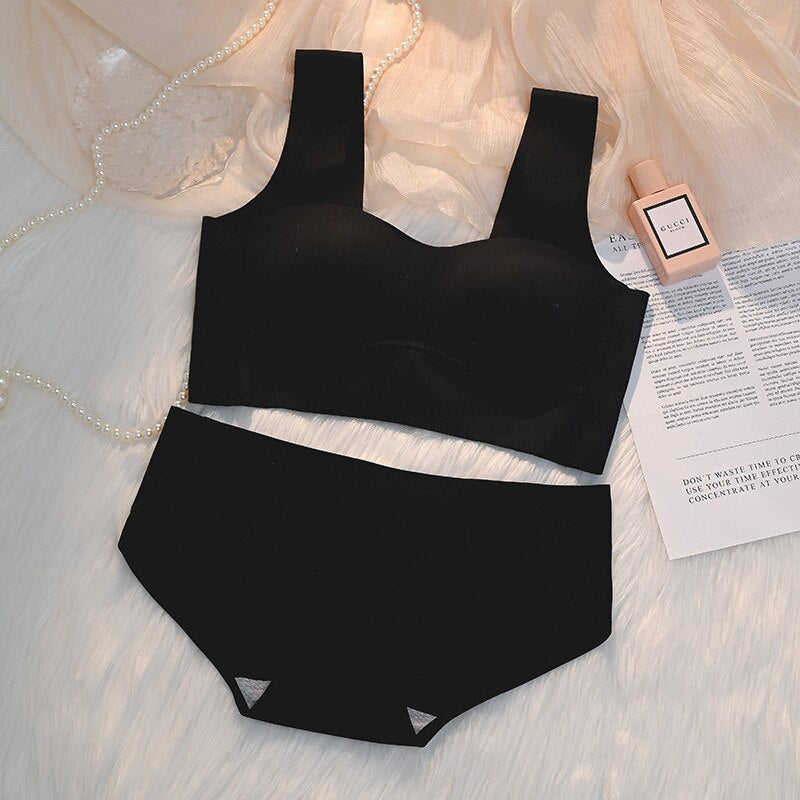 Push Up Ice Silk Ring Sexy Lingerie Suit - Sabreeonline