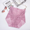 Women Panties Female Plus Size High Waist Hollow Out Lace Sexy Underwear Lingerie Briefs Underpants Butt Lift - Sabreeonline