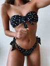 Sexy Front Lace Up Tie Strapless