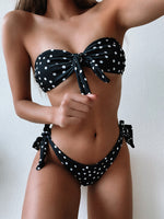 Sexy Front Lace Up Tie Strapless
