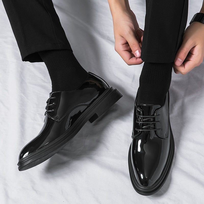 Italian Leather Formal Oxford Shoes - Sabreeonline