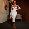 Sexy Long Sleeve Bandage Dress - Sabreeonline