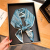 Luxury Brand Small Silk Scarf Women Headband Narrow Skinny Scarves Neck Belt Hair Bands Ribbons Scrunchies Female Accessories - Sabreeonline