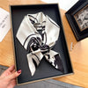Luxury Brand Small Silk Scarf Women Headband Narrow Skinny Scarves Neck Belt Hair Bands Ribbons Scrunchies Female Accessories - Sabreeonline