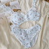 Floral Cotton Set Underwear - Sabreeonline