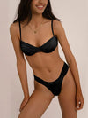 2 Pieces Solid Soft Women Summer Swimming Suits