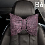 Car Diamond-studded Cushion Pink Ice Silk Breathable - Sabreeonline