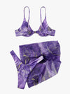 Swimwear with Skirt Marble Set