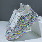 Fashion Platform Shine Bling Shoes - Sabreeonline