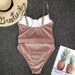 Sexy Velvet One-Piece Belt