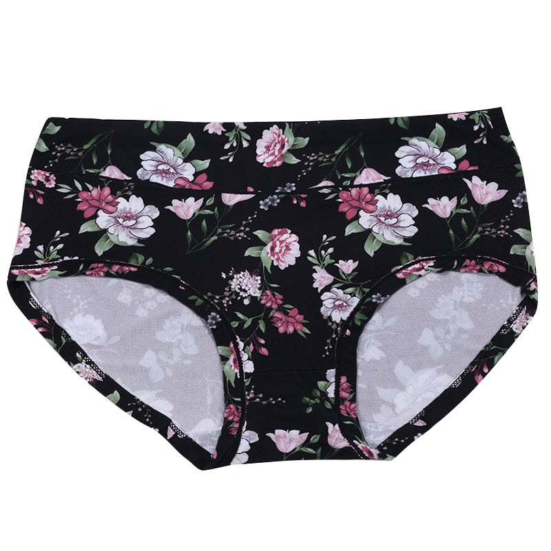 Mid Waist Panties High Elasticity Underwear - Sabreeonline