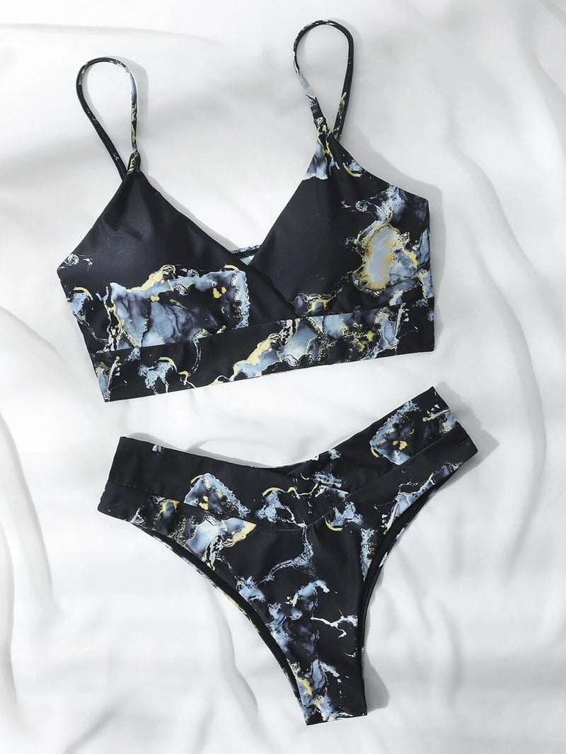 Bikinis Sexy Marble Swimsuit