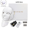 Led Facial Light Mask with Neck Tighten Anti Acne Wrinkle - Sabreeonline